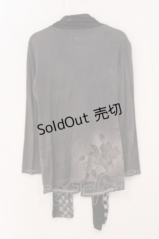 画像3: gouk / ストール風カーディガン  グレー O-26-04-21-049-GO-TO-IG-OS (3)