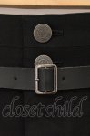 画像2: alice auaa / 09S/S【wire to wrap wire】 レザーベルトハイウエストパンツ 4 ブラック O-26-04-21-060-AA-PA-IG-OS (2)