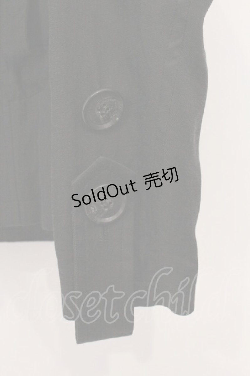 画像4: alice auaa / 10S/S【softly】 ワイヤー入りナイロンコート 3 ブラック O-26-04-21-061-AA-JA-IG-OS (4)
