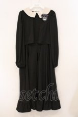 画像1: m petit by misako / サンリオキャラクターズコラボ クロミワッペン付きワンピース S クロ O-26-04-21-063-LO-OP-OW-OS (1)