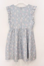 画像3: evelyn / 花柄ワンピース  サックス O-26-04-21-068-LO-OP-OW-OS (3)