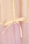 画像2: Amavel / はしごレースチュールスカート F ラベンダー×アイボリー O-26-04-21-070-CA-SK-OW-OS (2)