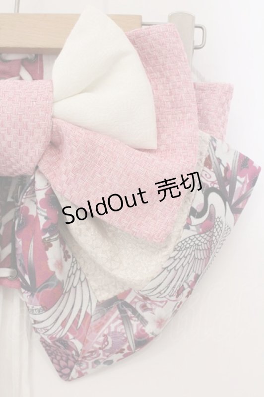 画像2: Qutie Frash / リボン帯コルセット  ピンク O-26-04-21-078-QU-ZA-OW-OS (2)