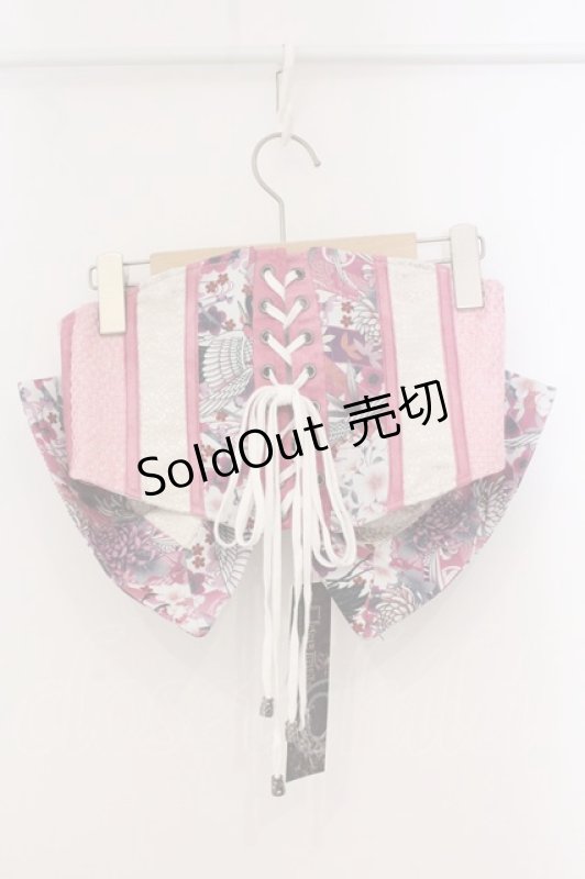 画像4: Qutie Frash / リボン帯コルセット  ピンク O-26-04-21-078-QU-ZA-OW-OS (4)
