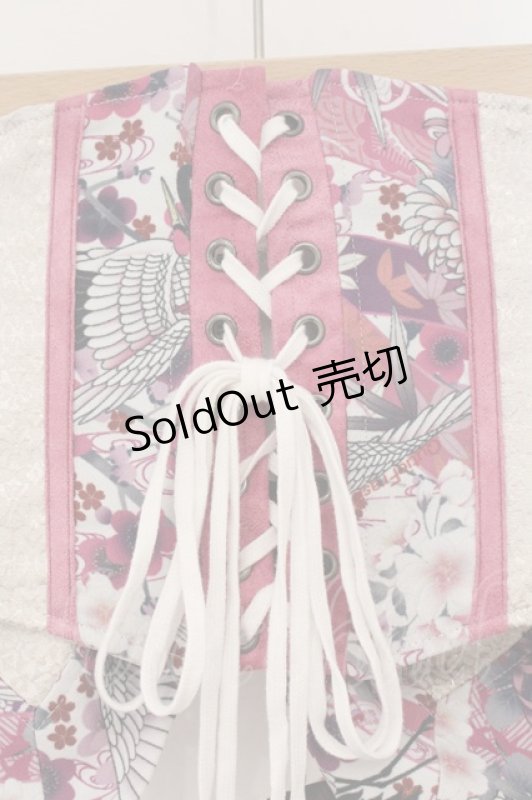 画像5: Qutie Frash / リボン帯コルセット  ピンク O-26-04-21-078-QU-ZA-OW-OS (5)