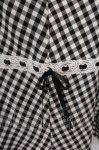 画像2: Cherirulu Chocola / ギンガムチェックジャンパースカート 4L クロ O-26-04-21-009-GO-OP-OW-OS (2)