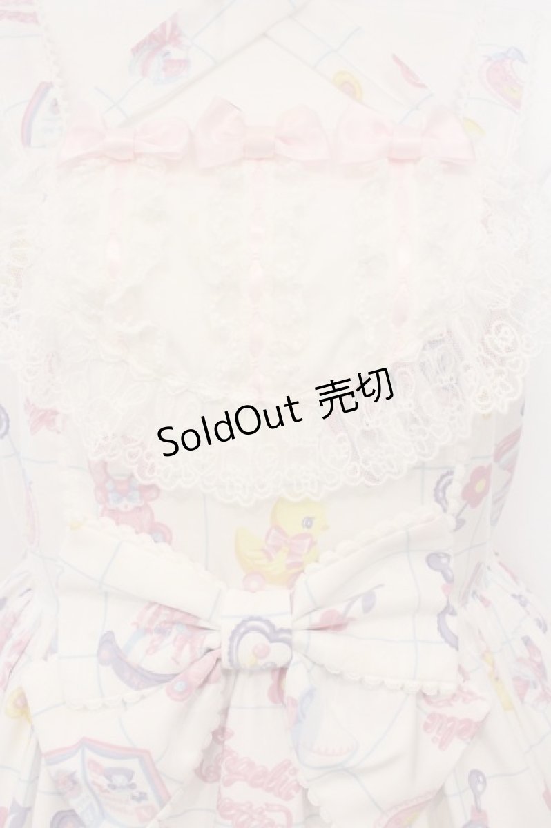 画像2: Angelic Pretty / Baby Toysジャンパースカート  シロ O-26-04-21-082-AP-OP-OW-OS (2)