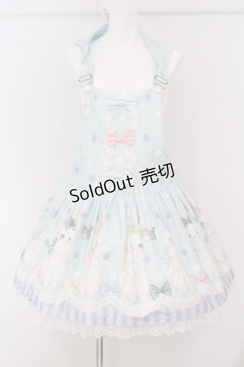 画像1: Angelic Pretty / マシュマロバニーサロペット  サックス O-26-04-21-084-AP-OP-IG-OS (1)
