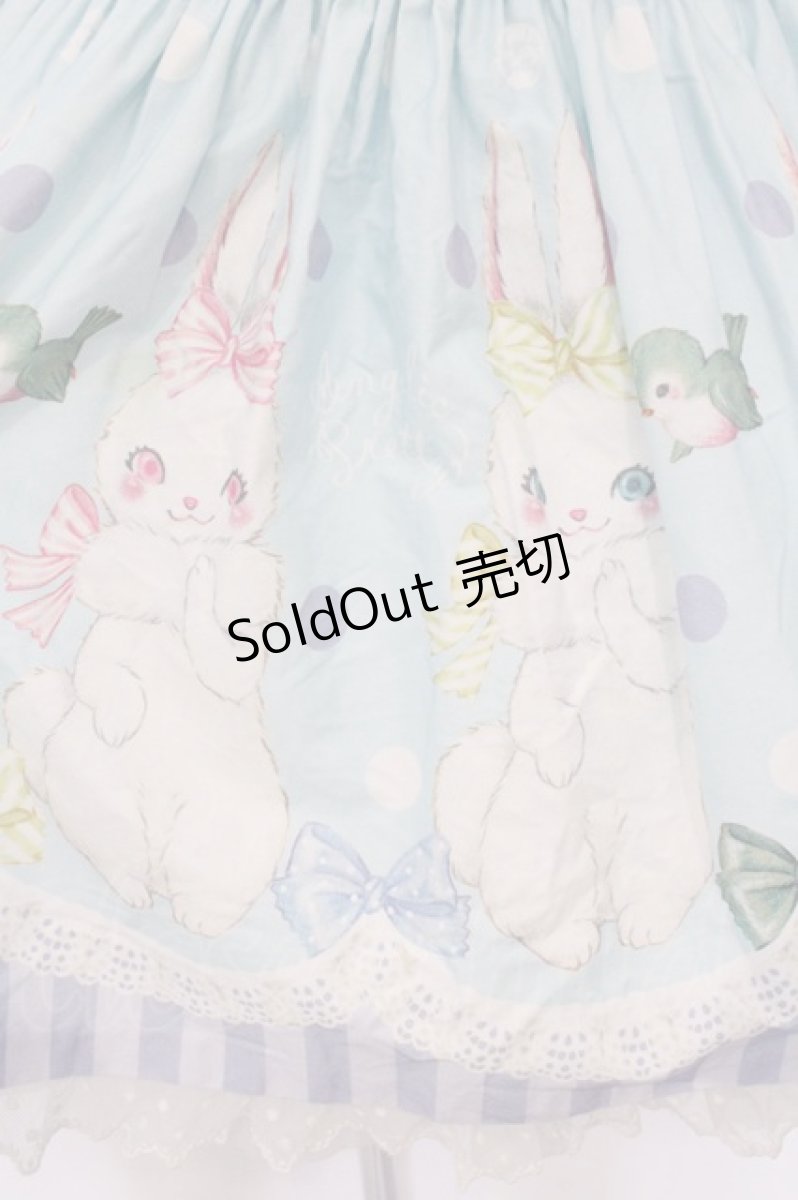 画像3: Angelic Pretty / マシュマロバニーサロペット  サックス O-26-04-21-084-AP-OP-IG-OS (3)