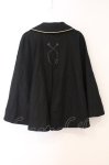 画像4: metamorphose / アシメトリーレースアップマント  クロ O-26-04-21-098-ME-JA-IG-OS (4)