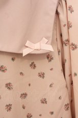 画像2: m petit by misako / スクエア襟花柄ワンピース 3L ピンク O-26-04-21-012-LO-OP-OW-OS (2)