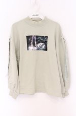 画像1: EATME / ショルダーリボングラフィックトップ F グリーン O-26-04-22-034-LO-TO-YM-ZT358 (1)