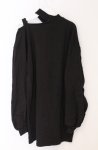 画像7: EATME / ワンショルスウェットワンピース F ブラック O-26-04-22-035-LO-OP-YM-OS (7)