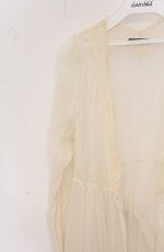 画像2: EAT ME / シアーティアードガウン F アイボリー O-26-04-22-006-LO-TO-YM-ZT362 (2)