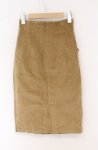 画像2: EAT ME / レースアップコーデュロイタイトスカート S ライトブラウン O-26-04-22-062-LO-SK-YM-OS (2)