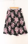 画像1: EATME / フラワージャガードスカート S クロ O-26-04-22-066-LO-SK-YM-OS (1)