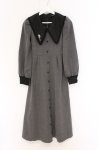 画像1: EATME / BIGカラー開襟マキシワンピース S グレー O-26-04-22-012-LO-OP-YM-OS (1)