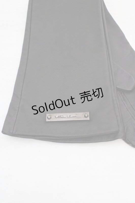 画像3: alice auaa / 13A/W【aragne】 レザーロンググローブ  ブラック O-26-04-23-007-AA-ZA-IG-OS (3)