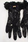 画像2: Angelic Pretty / Dollショートレース手袋  クロ O-26-04-23-014-AP-ZA-IG-OS (2)