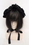 画像2: ATELIER PIERROT / Gathered Bloom Headdress ヘッドドレス  ブラック O-26-04-23-022-EL-AC-OW-OS (2)