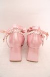 画像3: Chalmiere / ダブルリボンスカラップパンプス L ピンク O-26-04-24-018-0-SH-OW-OS (3)