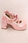 画像7: Chalmiere / ダブルリボンスカラップパンプス L ピンク O-26-04-24-018-0-SH-OW-OS (7)