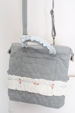 画像1: virally / 3Wayトートバッグ  サックス O-26-04-24-020-PU-BG-IG-ZT308 (1)
