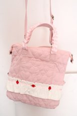 画像1: virally / 3Wayトートバッグ  ピンク O-26-04-24-021-PU-BG-IG-ZT308 (1)