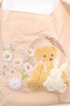 画像2: m petit by misako / クマ刺繍バッグ  ベージュ O-26-04-24-023-LO-BG-IG-OS (2)