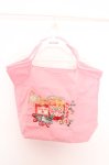 画像1: m petit by misako / 刺繍バッグ  ピンク　ジャム瓶柄 O-26-04-24-024-LO-BG-IG-OS (1)
