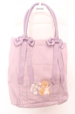 画像1: m petit by misako / TT*AM*キャンバストートバッグ  ラベンダー O-26-04-24-025-LO-BG-IG-ZT308 (1)