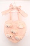 画像1: merry jenny / My Melody heart tote bag  ピンク O-26-04-24-026-LO-BG-IG-OS (1)