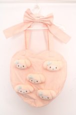 画像1: merry jenny / My Melody heart tote bag  ピンク O-26-04-24-026-LO-BG-IG-OS (1)