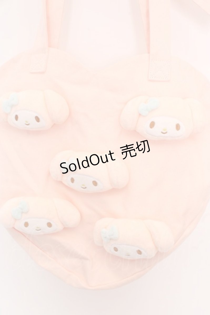 画像2: merry jenny / My Melody heart tote bag  ピンク O-26-04-24-026-LO-BG-IG-OS (2)