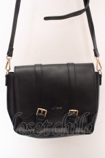 画像1: m petit by misako / スカラップショルダーバッグ  クロ O-26-04-24-031-LO-BG-IG-OS (1)