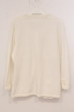 画像3: INGEBORG / ノーカラーカーディガン M シロ O-26-04-24-1033-LO-TO-IG-OS (3)