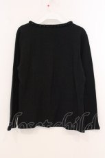 画像4: INGEBORG / フラワーモチーフネックカットソー S クロ4 O-26-04-24-1038-LO-TO-IG-ZI (4)