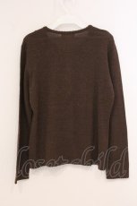 画像3: INGEBORG / モチーフ付きパイル地カーディガン M ブラウン O-26-04-24-1044-LO-TO-IG-OS (3)