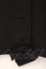 画像3: KETTY / リボン裏毛カーディガン  クロ O-26-04-24-1047-EL-TO-IG-OS (3)