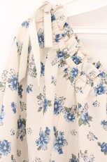画像2: F&A / 小花柄オフショル半袖ブラウス  クリーム O-26-04-24-1063-LO-BL-IG-OS (2)
