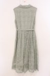 画像3: an another angelus / ボーダーレースノースリーブワンピース  ミント O-26-04-24-1069-CA-OP-IG-OS (3)