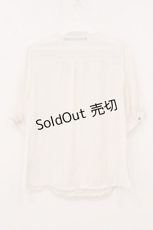 画像3: an another angelus / レース襟半袖ブラウス  アイボリー O-26-04-24-1076-CA-BL-IG-OS (3)