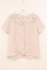 画像1: F&A / ハンカチーフ開衿シャツ  アイボリー O-26-04-24-1077-LO-BL-IG-OS (1)