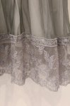 画像2: an another angelus / レース使いシアープリーツパンツ  グレー O-26-04-24-1081-CA-PA-IG-OS (2)