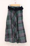 画像1: an another angelus / ビッグチェックフレアースカート  グリーン O-26-04-24-1083-CA-SK-IG-OS (1)