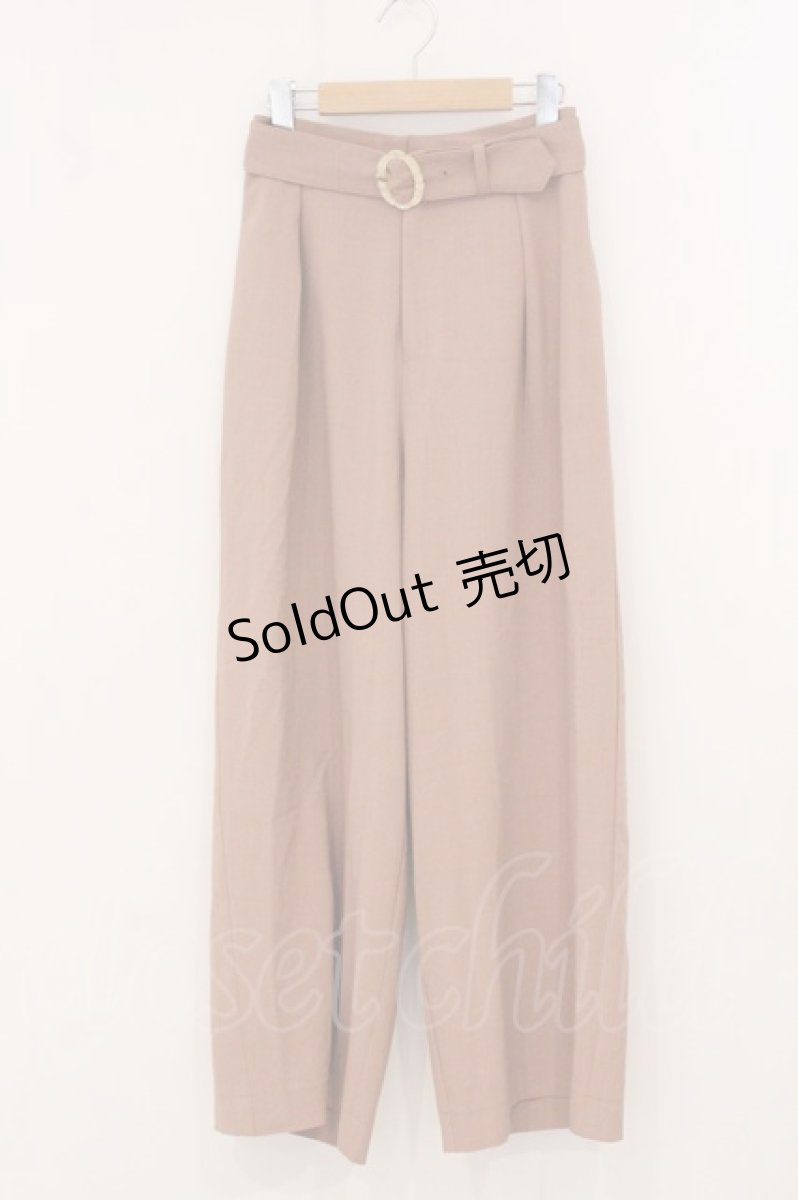 画像1: an another angelus / ヴィンテージバックルタックワイドパンツ  サーモンピンク O-26-04-24-1087-CA-PA-IG-OS (1)