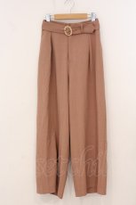 画像1: an another angelus / ヴィンテージバックルタックワイドパンツ  サーモンピンク O-26-04-24-1087-CA-PA-IG-OS (1)