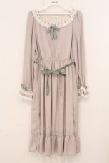 画像1: Tulle / Midori Fukasawa × tulle コラボワンピース  グレー O-26-04-24-1090-PU-OP-IG-OS (1)