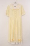 画像1: axes femme POETIQUE / ドーリーフリルロングワンピース M イエロー O-26-04-24-1010-AX-OP-IG-OS (1)