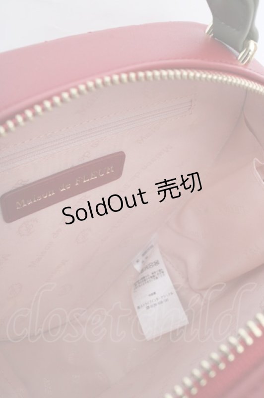 画像3: Maison de FLEUR / いちごショルダーバッグ  アカ O-26-04-24-038-LO-BG-IG-OS (3)